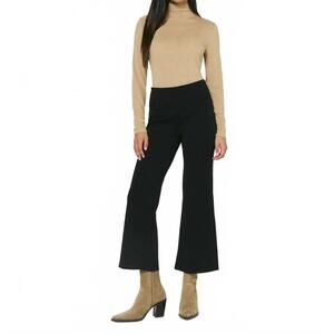 NEW 7DIAMONDS nyla cropped trouser in black